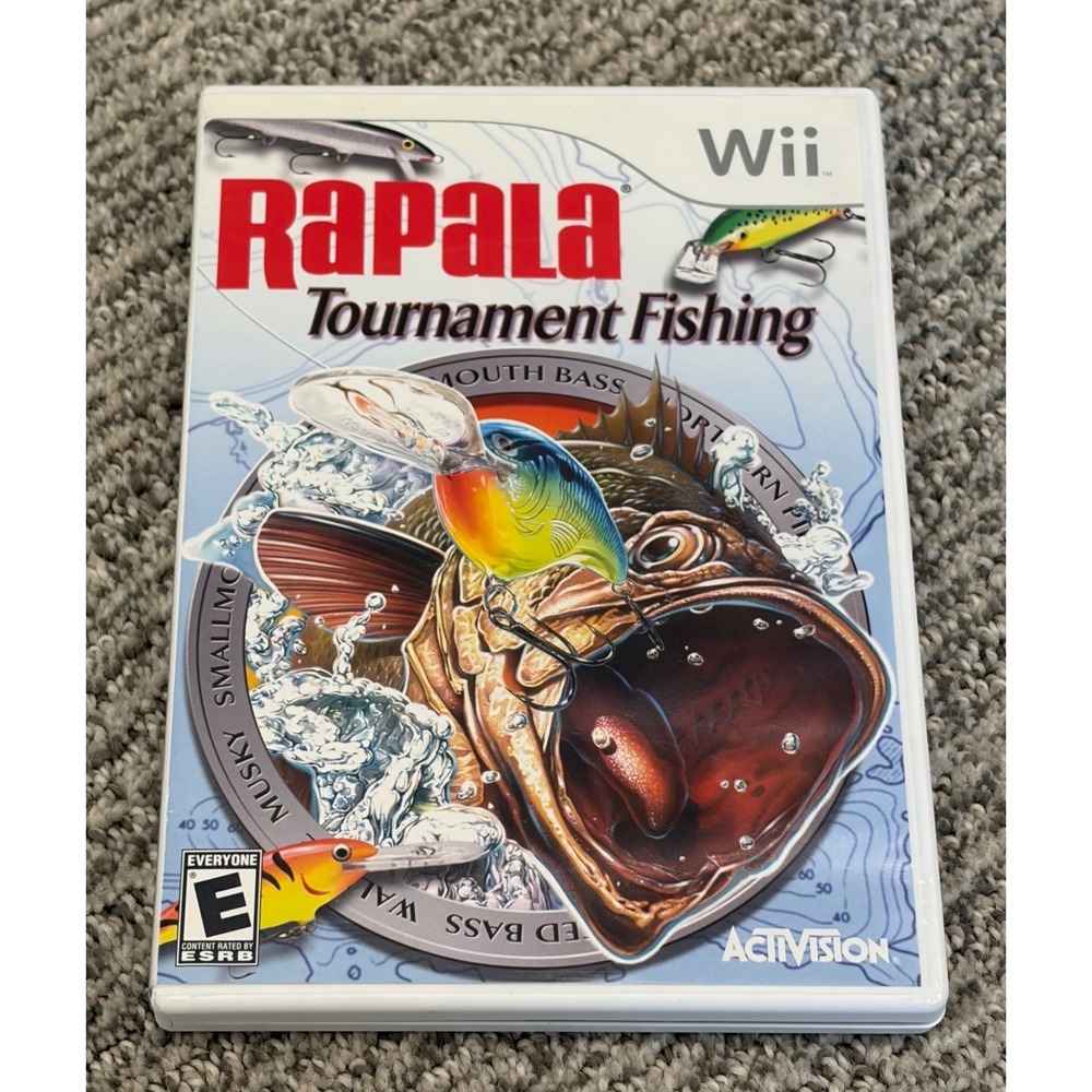 Activision Rapala Tournament‎ Fishing Nintendo Wii Sports Game